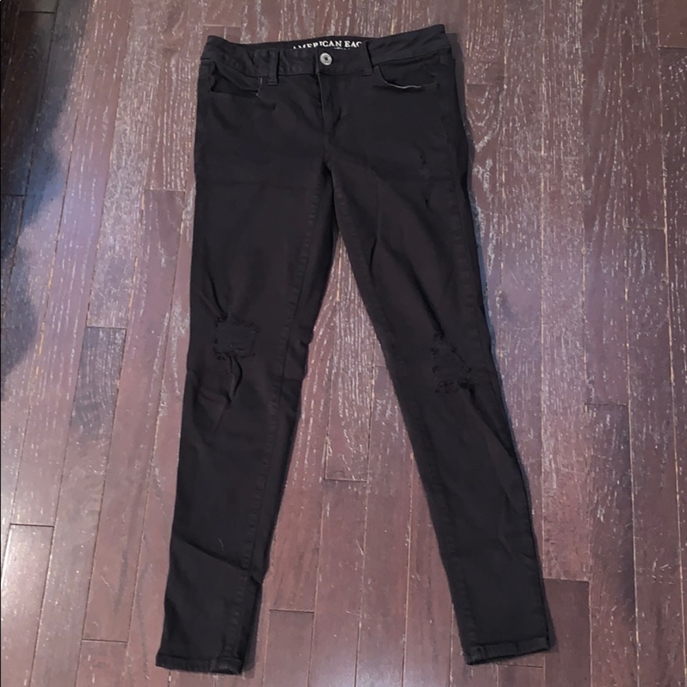 Black American Eagle Jeggings